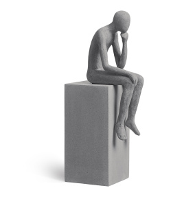 Скульптура TREEZ Effectory - Philosopher's Stone - Размышления о жизни - Дымчато-серый песок
