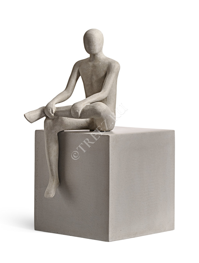 Скульптура TREEZ Effectory - Philosopher's Stone - Уверенность - Белый песок фото