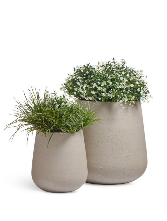 Сет № 61 - Цветочная композиция в кашпо Treez Ergo Fine Rock фото